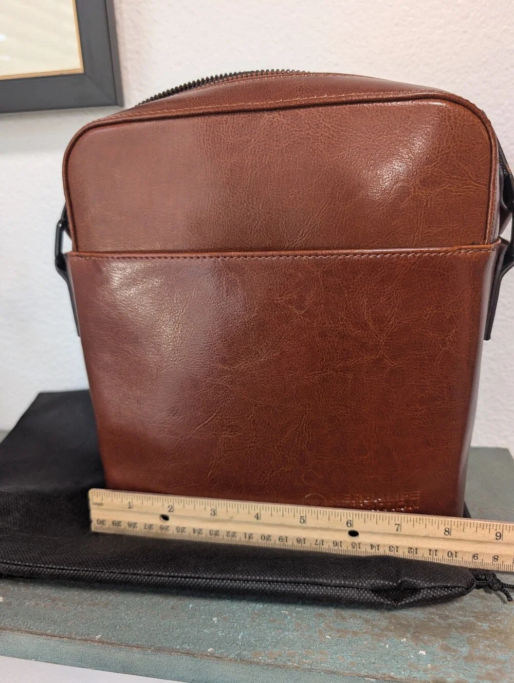 New Herbalife Nutrition Crossbody Bag Brown Faux Leather Travel Distributor